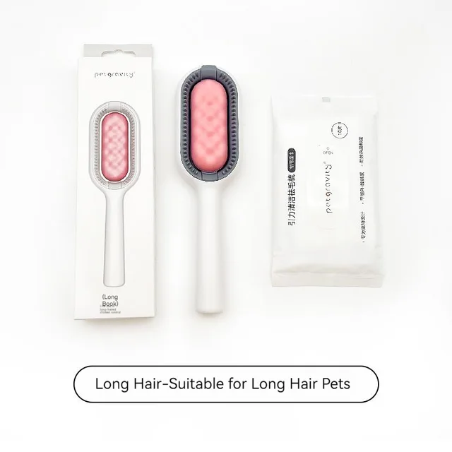 Cleaning Pet Hair Comb Supplies Pink Long Hair Style A - Shop at LoveMi