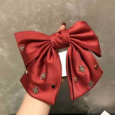 Heavy Industry Bow Tie Retro Big Clip Red - Shop at LoveMi