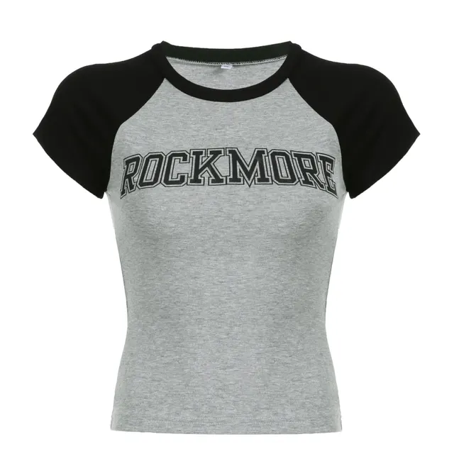 Spicy Girls' Tight fitting Short Knitted Top With Exposed Navel Grey - Shop at LoveMi