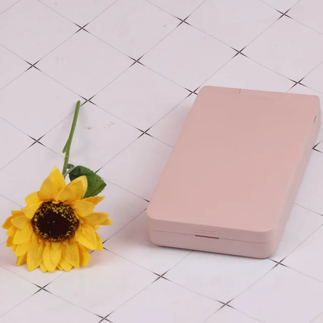Foldable Rotating Storage Led Cosmetic Mirror Travel Pink - Shop at LoveMi