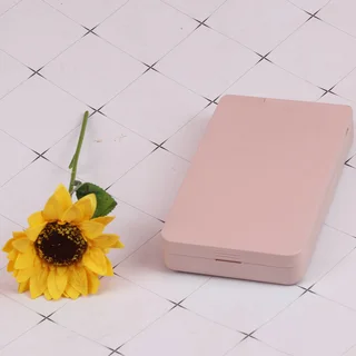 Foldable Rotating Storage Led Cosmetic Mirror Travel - Pink