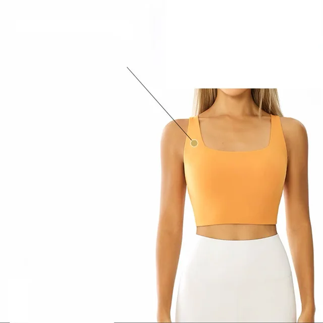 Women's Shockproof Running Fitness Vest Orange - Shop at LoveMi