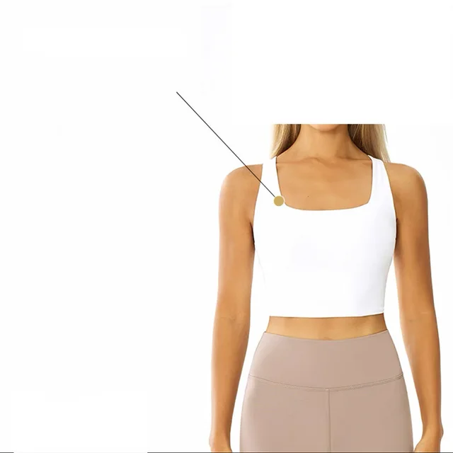 Women's Shockproof Running Fitness Vest White - Shop at LoveMi