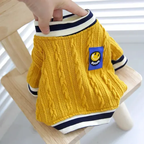 Spring And Autumn Fashion Personality Teddy Sweater Yellow - Shop at LoveMi