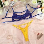 Blue Yellow Twopiece Set