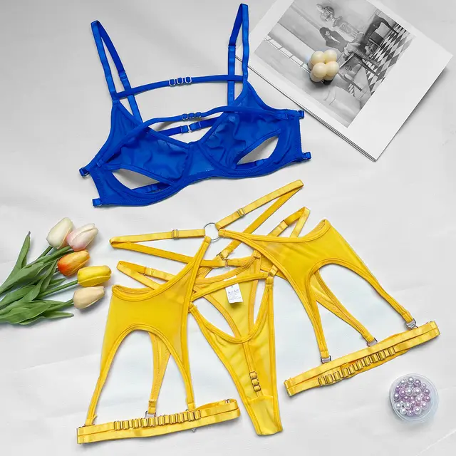 Mesh Ring Mesh Perspective Kit Yellow And Blue - Shop at LoveMi