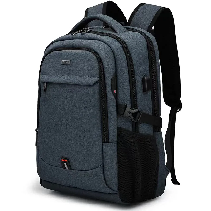 Men's Travel Business Simple Leisure Backpack Grey - Shop at LoveMi