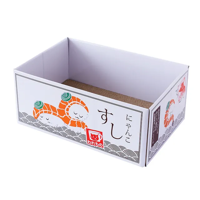 Claw Grinding Toy Cat Scratch Board Corrugated Box Small Sheep Box - Shop at LoveMi