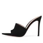 Women's Super-high Heel Sandals - Black