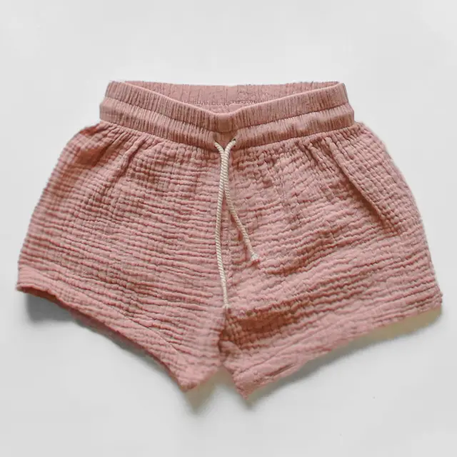 Fashion Baby Shorts For Boys And Girls Dark Pink Pants - Shop at LoveMi