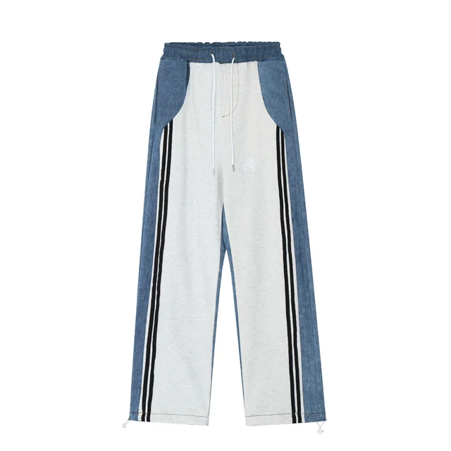 Men's And Women's Matching Casual Straight Trousers White - Shop at LoveMi