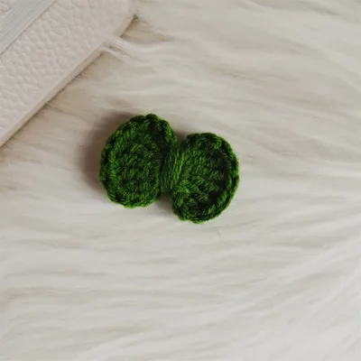 Wool Bow Diy Handmade Finished Green - Shop at LoveMi