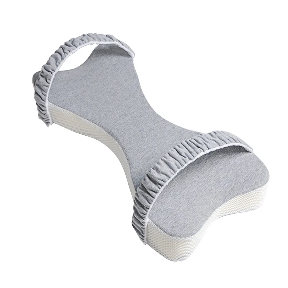 Memory Cotton Side Sleeping Knee Pillow Light Grey - Shop at LoveMi