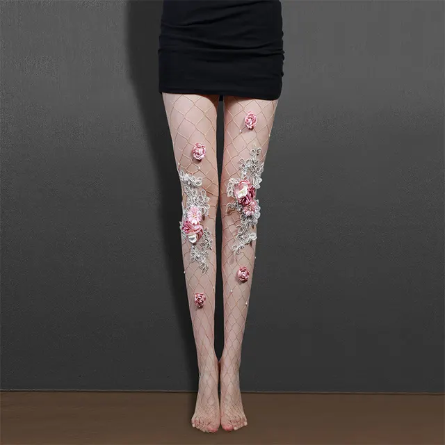 Hot Diamond Mesh Pearl Pantyhose 1 Style - Shop at LoveMi