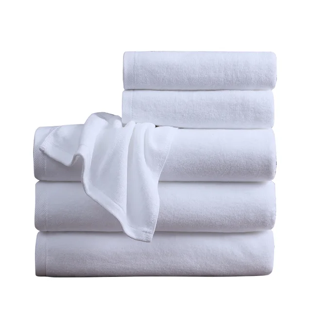 Cotton White Bath Towel Special Soft Bed Towel Cotton Thickened Absorbent 1000G 32Strands 1Mx2M - Shop at LoveMi