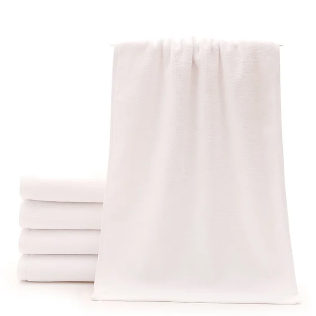 Cotton Thickened Absorbent White Towel 32Strands Plus Rou 35X75Cm150G - Shop at LoveMi