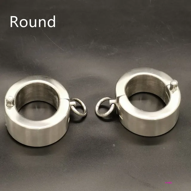 Men's And Women's Fashion Stainless Steel Round Ankle Cuffs Round Foot - Shop at LoveMi