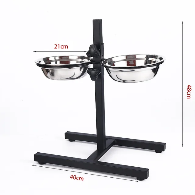 Stainless Steel Liftable Dog Bowl Pet Tableware 19Cm - Shop at LoveMi