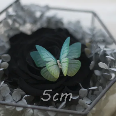 National Style Tulle Butterfly Hairpin Hem Light Green - Shop at LoveMi