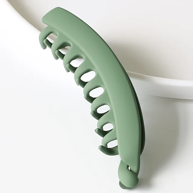Women's Fashion Simple Vertical Ponytail Hairpin Army Green - Shop at LoveMi