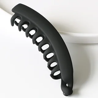 Women's Fashion Simple Vertical Ponytail Hairpin - Black