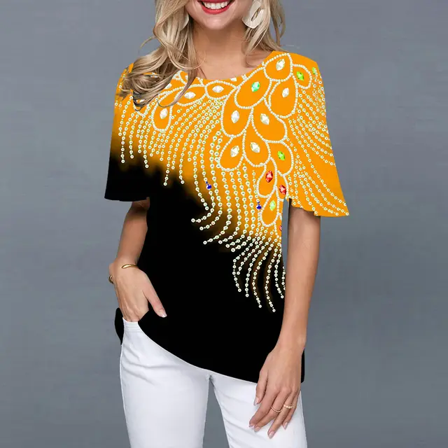 3D Digital Printing Fashion T shirt Color6 - Shop at LoveMi