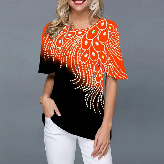 3D Digital Printing Fashion T shirt Color7 - Shop at LoveMi
