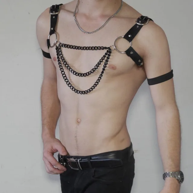 Black Leather Elastic Band Fun Tool Black - Shop at LoveMi