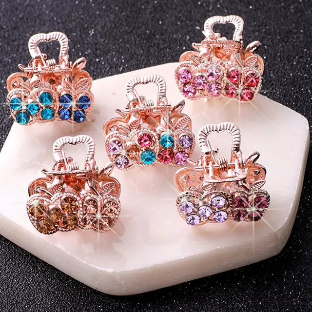Butterfly Clasp Hair Jewelry Hairpin Apple - Shop at LoveMi