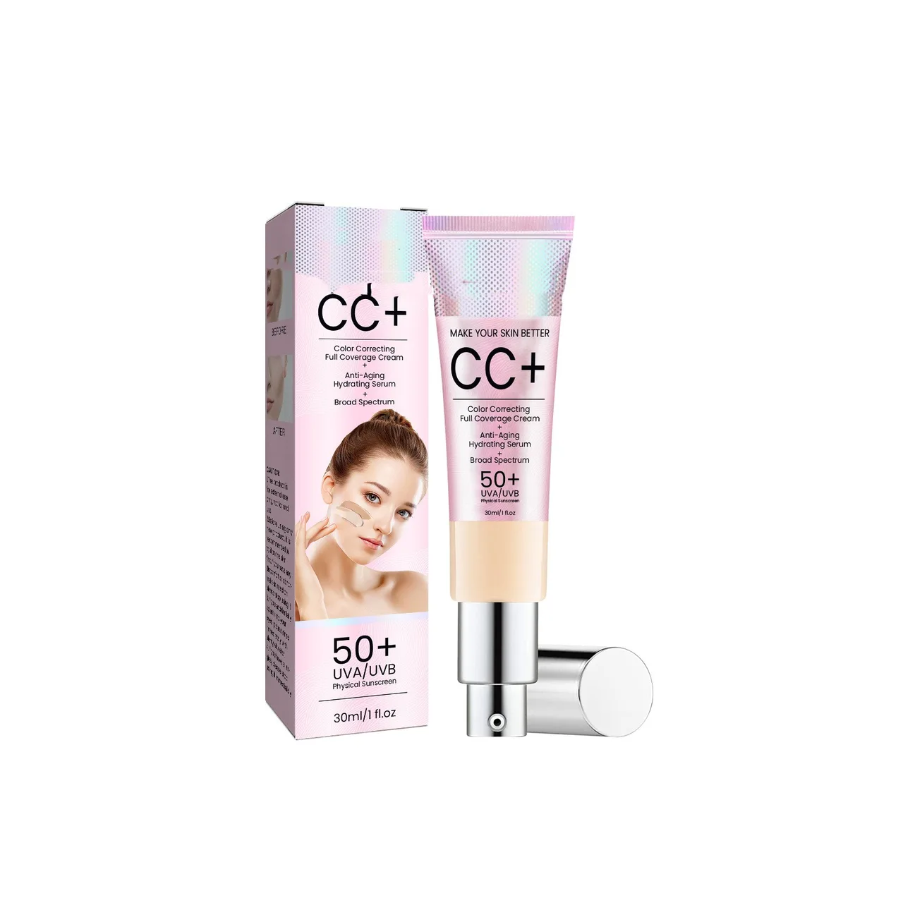 Natural Concealer Waterproof Makeup And Moisturizing - Bright White