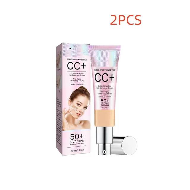 Natural Concealer Waterproof Makeup And Moisturizing Medium Skin Tone 2Pcs - Shop at LoveMi