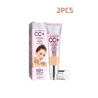 Natural Concealer Waterproof Makeup And Moisturizing - Medium Skin Tone 2Pcs