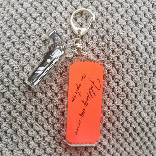 Acrylic Key Chain Pendant Without Black Cardboard Key Buckle - Shop at LoveMi