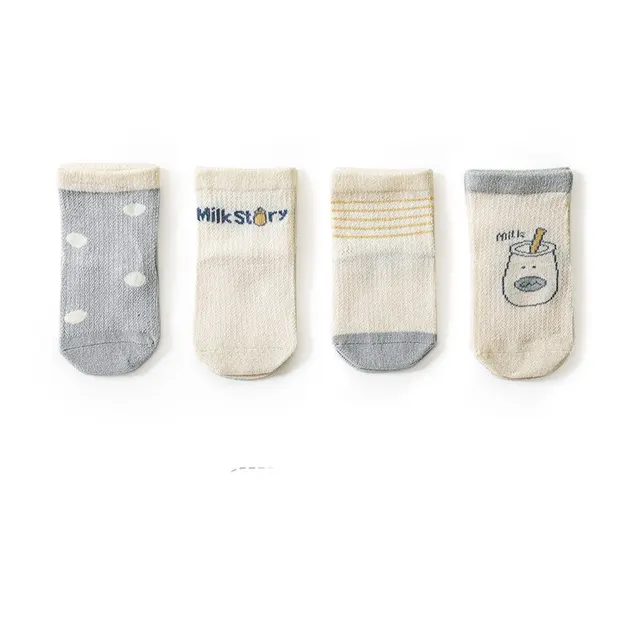 Thin Baby Socks With Mesh For Breathability Feeding Bottle - Shop at LoveMi