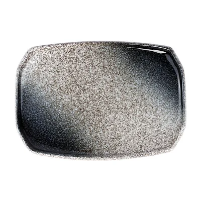 Japanese Style Creative Sushi Sashimi Rectangular Flat Plate Blue In Stone - Shop at LoveMi