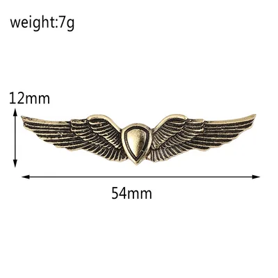 Golden M Badge Oil Drip Brooch Last Survivor Brooch 1 - Shop at LoveMi