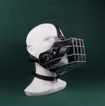 Big Muzzle Leather Collar