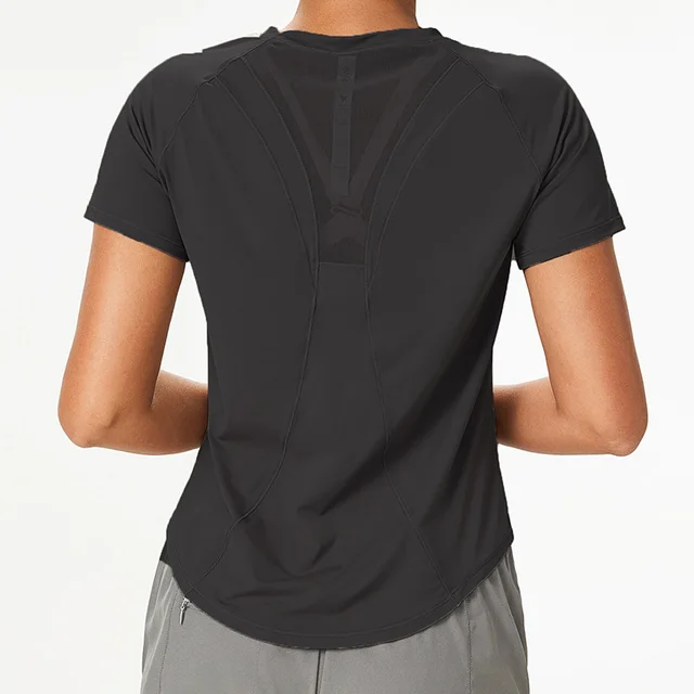 Yoga Nude Feel Loose Sports Top Women C115 Black - Shop at LoveMi