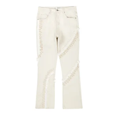 Women's Zip Panel Apricot Jeans Apricot - Shop at LoveMi