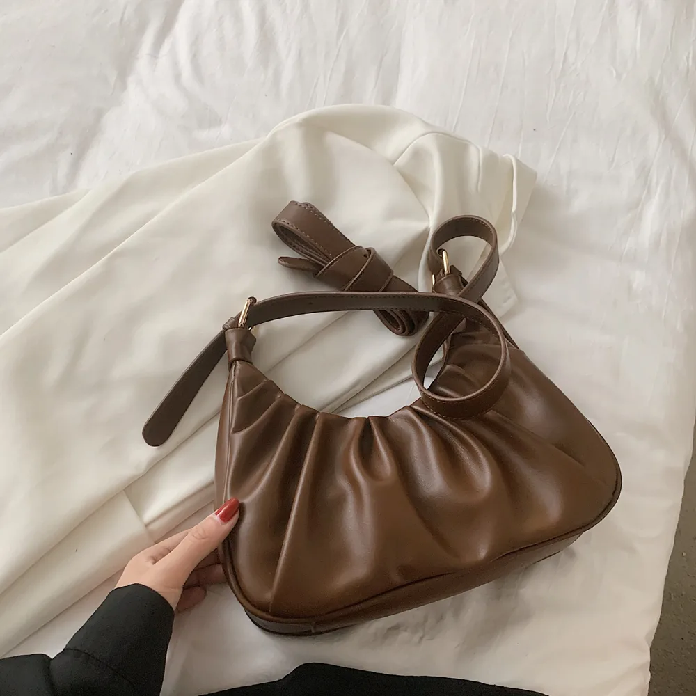 Vintage Women's Messenger Bag Niche Folds Coffee - Shop at LoveMi