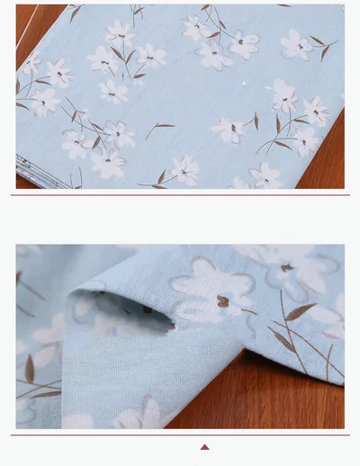 Household Cloth Cotton Hemp Blend Fabric Garden Style Magnolia Magnolia - Shop at LoveMi