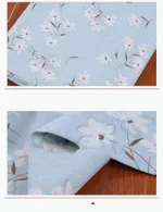 Household Cloth Cotton Hemp Blend Fabric Garden Style Magnolia - Magnolia