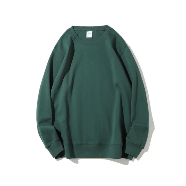 Solid Healthy Round Neck Sweater Long Sleeve Olive Green - Shop at LoveMi