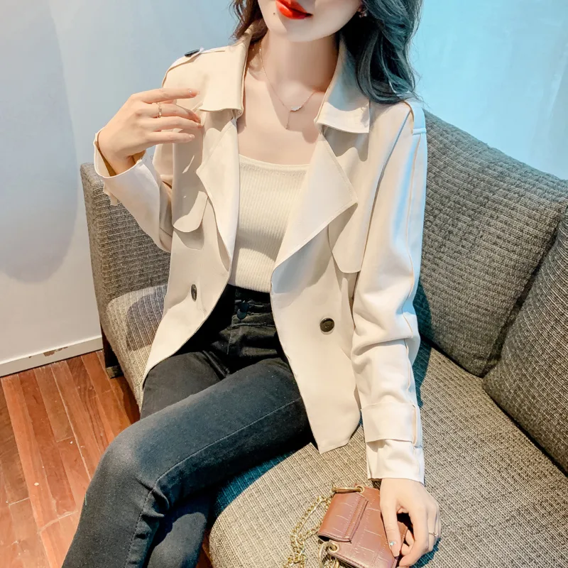 Women In Fashionable Small Suits This Year Apricot - Shop at LoveMi