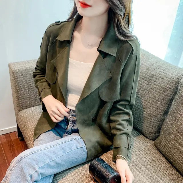 Women In Fashionable Small Suits This Year Army Green - Shop at LoveMi