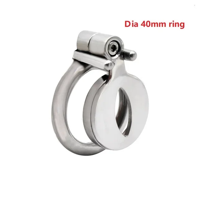 Stainless Steel Male Bird Cage Chastity Lock Youth Abstinence Ring Artifact 40Mm - Shop at LoveMi
