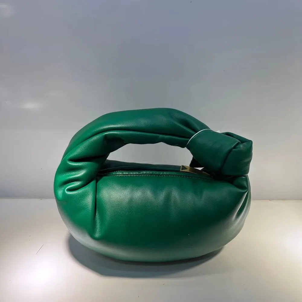 Women's Fashion Niche Cloud Clutch Bag Green - Shop at LoveMi