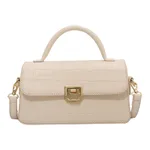Fashionable One Shoulder Messenger Bag - White