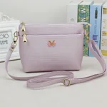 Women's Messenger Shoulder Bag Japanese And Korean Women's Casual - Purple