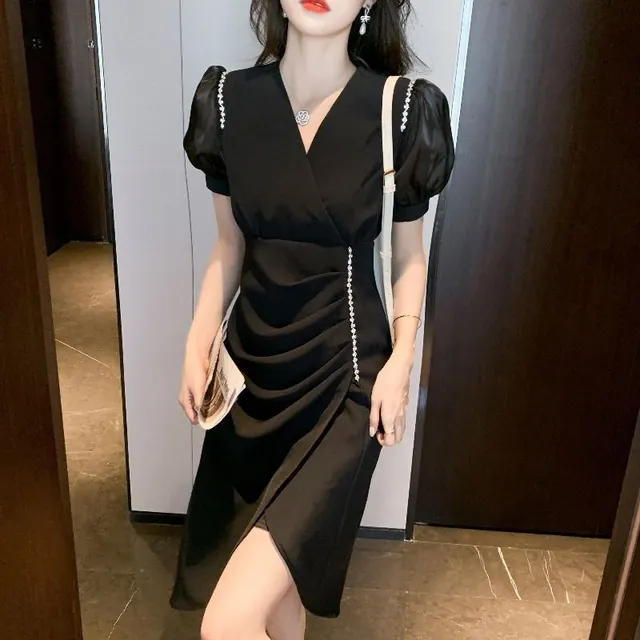 French Style Premium Dress Girl Black - Shop at LoveMi